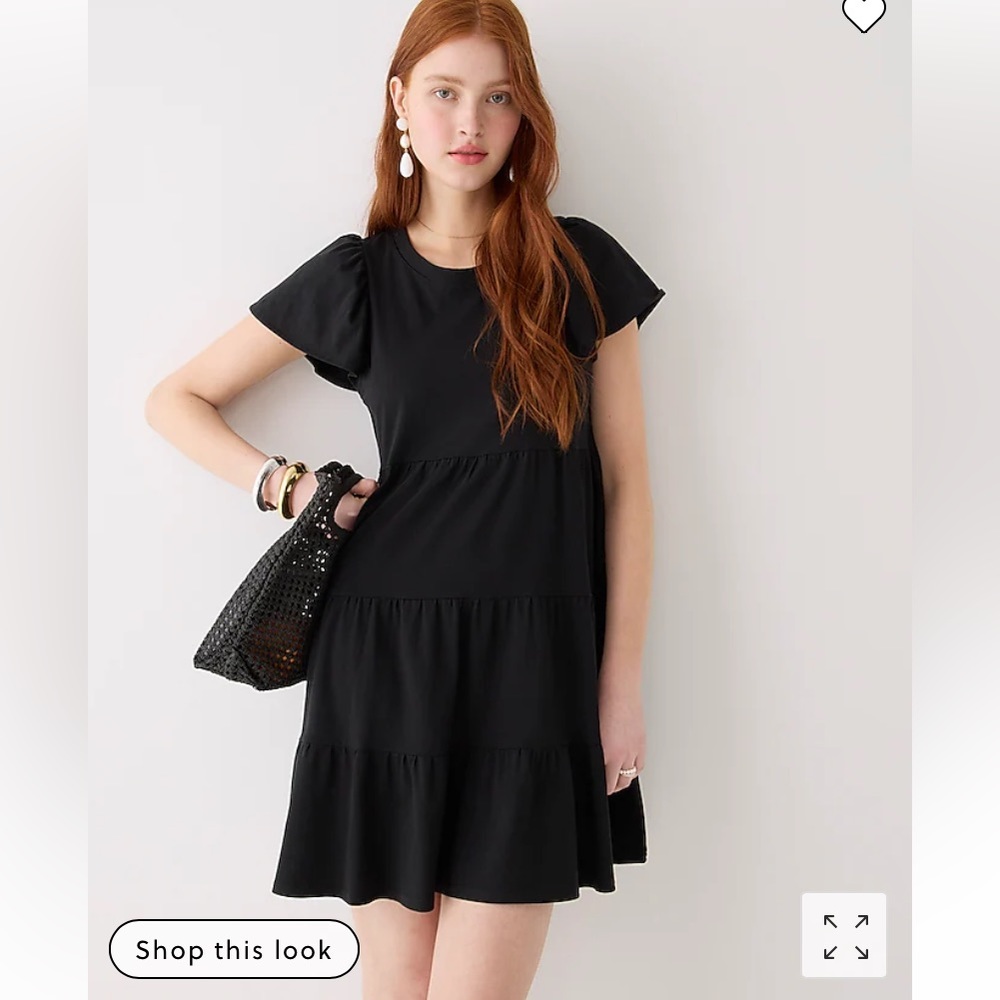 J crew Knit Broken Jersey Mini Dress